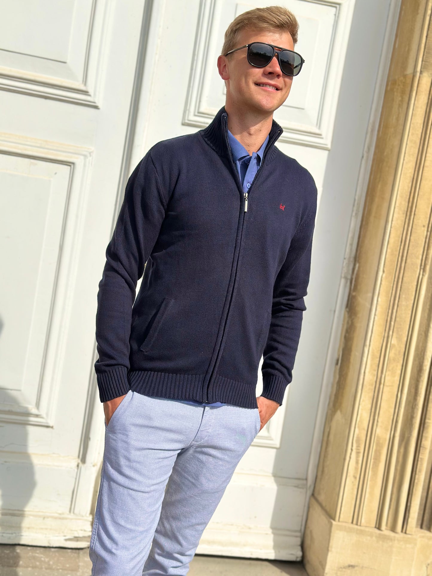 Strickjacke "NAVY"