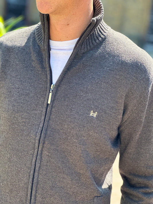 Strickjacke „GREY“
