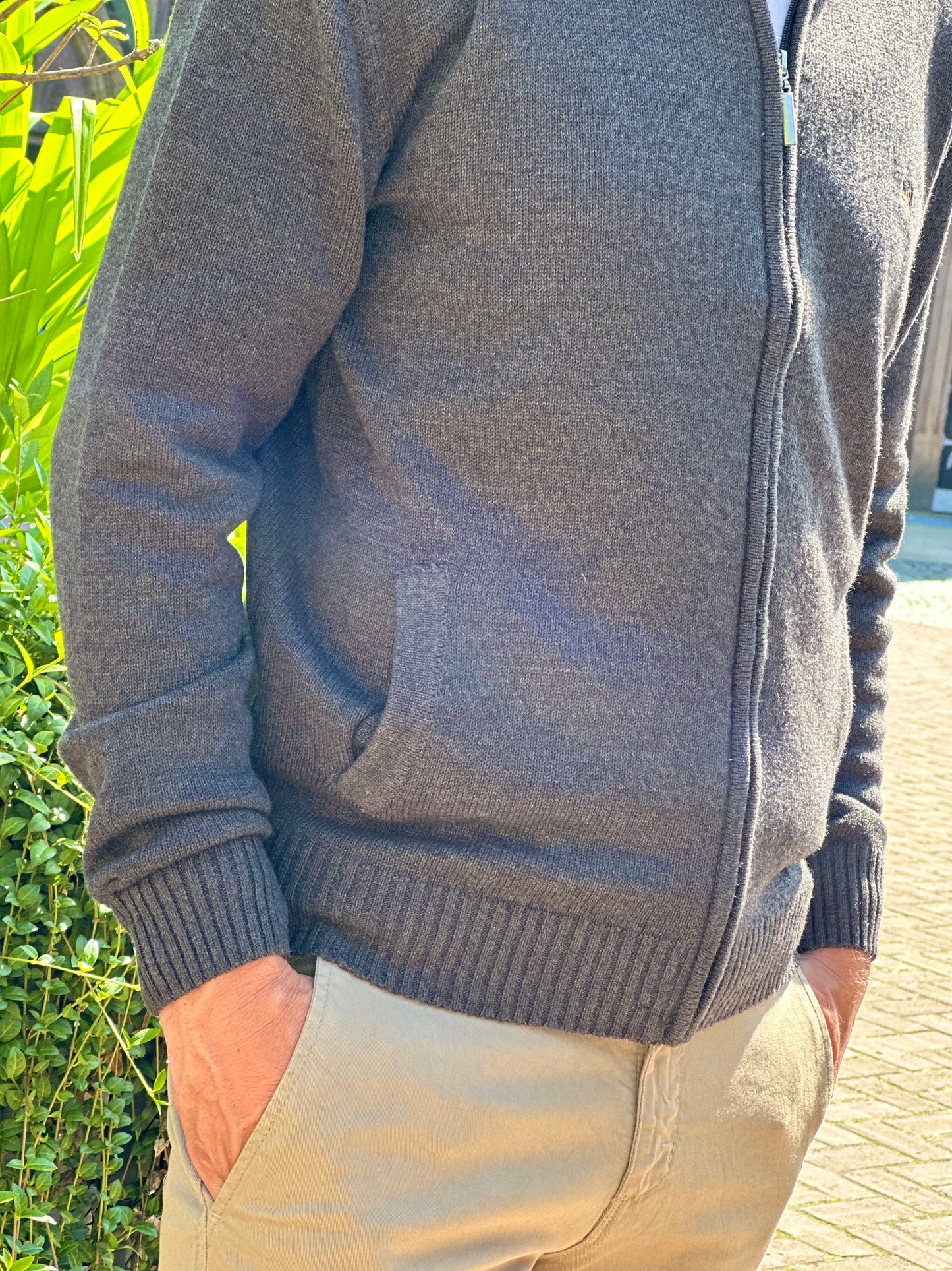 Strickjacke „GREY“